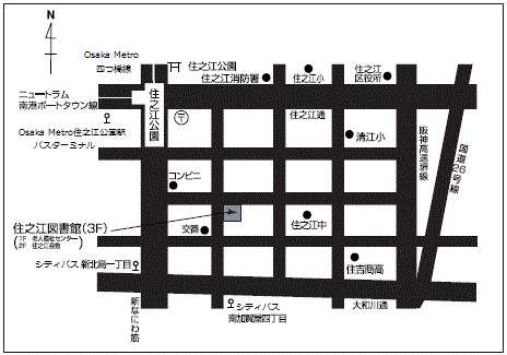 住之江図書館地図