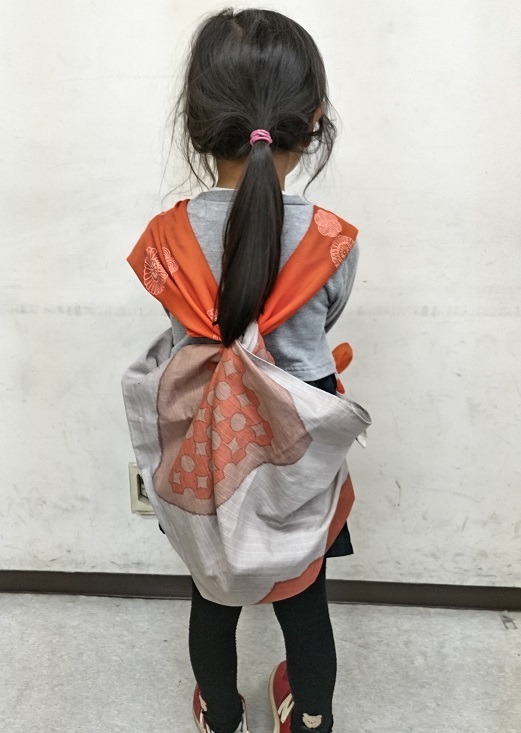 ふろしきリュック作品例