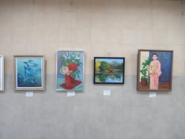 壁面の展示右