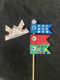 ま~るま~るのびっくりばこ工作写真