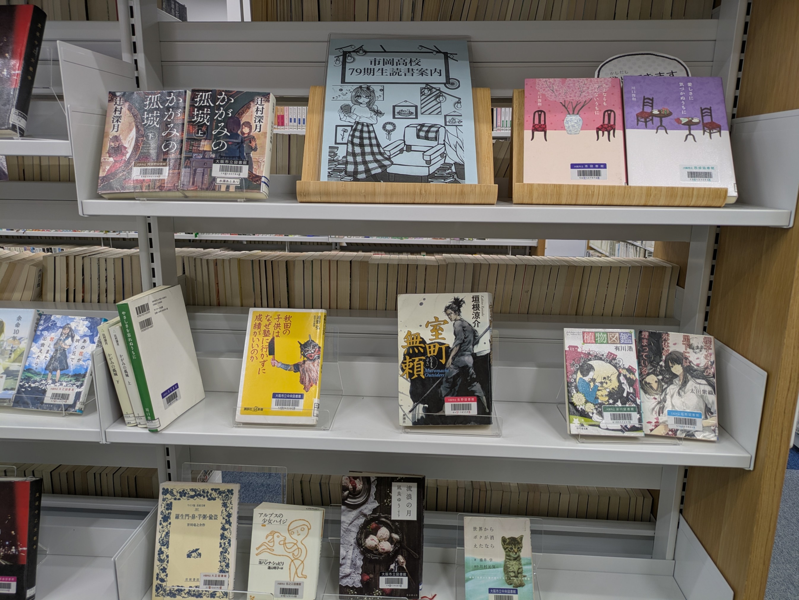 大阪市立港図書館図書展示