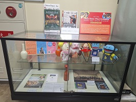 Osaka Shion Wind Orchestra2025年度図書館巡回展示の様子