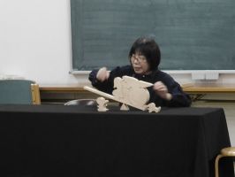 おはなし組木の様子