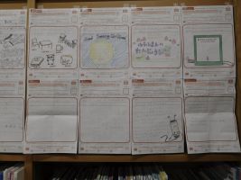 展示している投票用紙