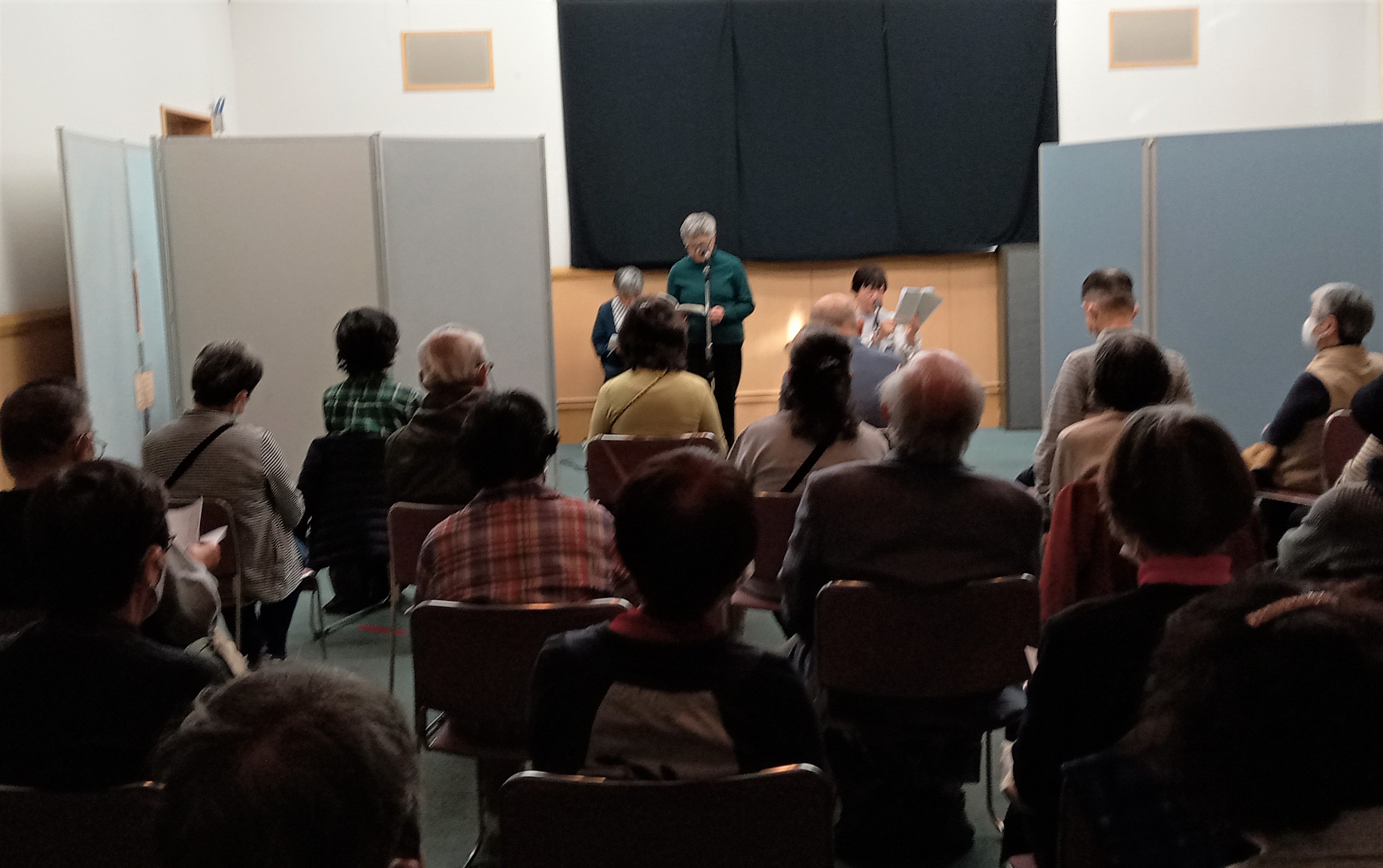 秋のたまゆら朗読会写真