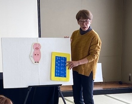 パネルシアターのようす