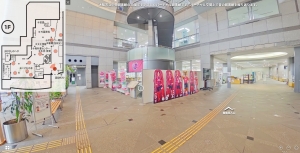 VRツアーで見る大阪市立中央図書館のいま・むかし画像