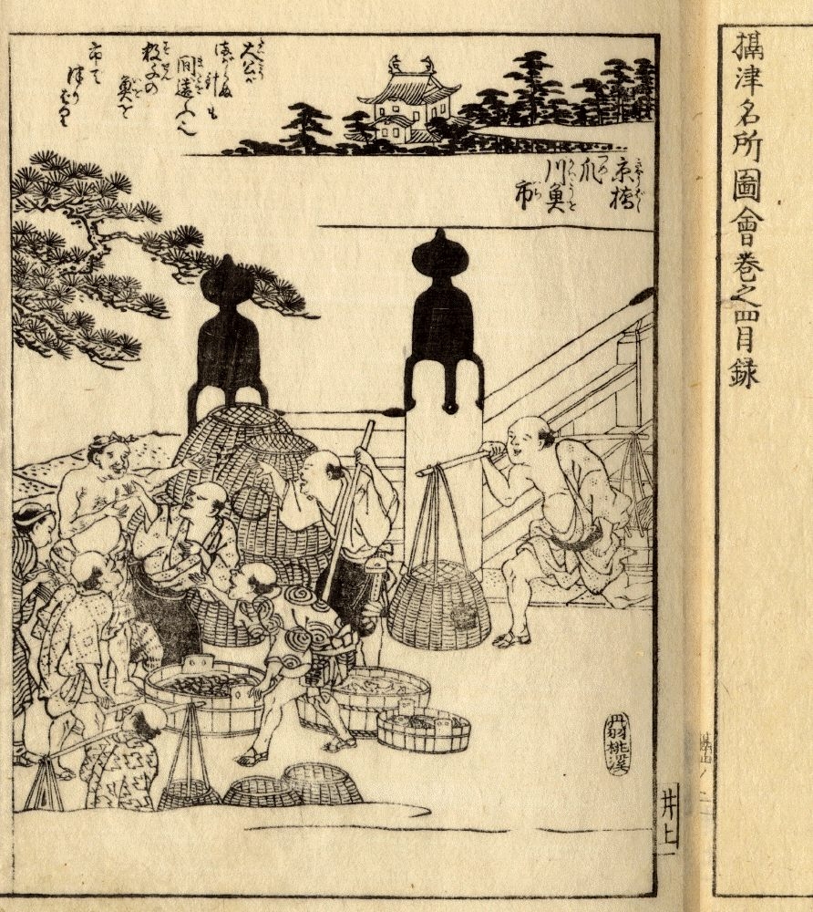 大阪市立図書館デジタルアーカイブ「摂津名所図会 4 上」