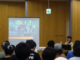 「教えて先輩！飼育員のおしごと」講演の様子