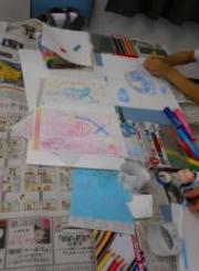 オノマトペ絵本作成中の写真２