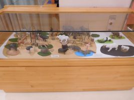 横置きケース展示の様子