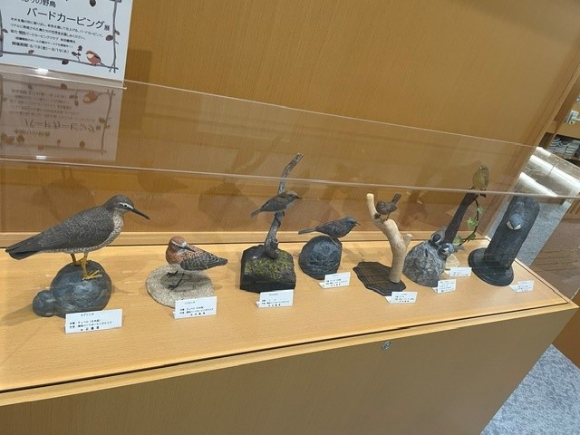 バードカービング展示風景1