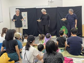 大阪市立港図書館「みんなで人形劇をたのしみましょう！」当日写真