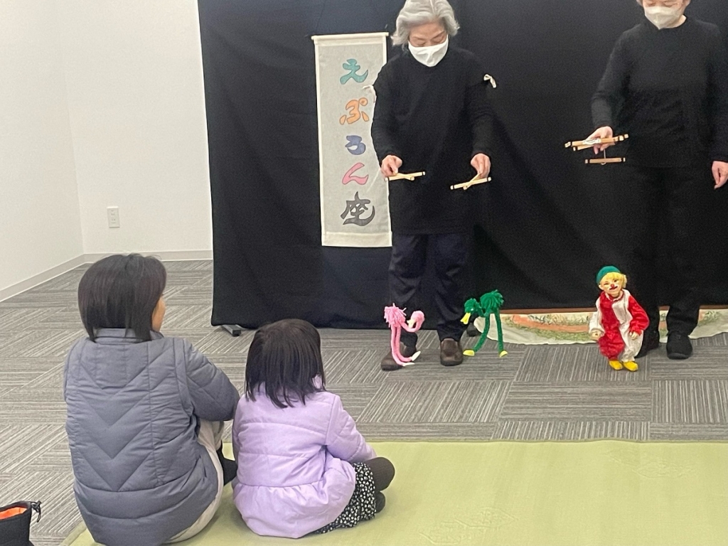 大阪市立港図書館「みんなで人形劇をたのしみましょう」当日写真