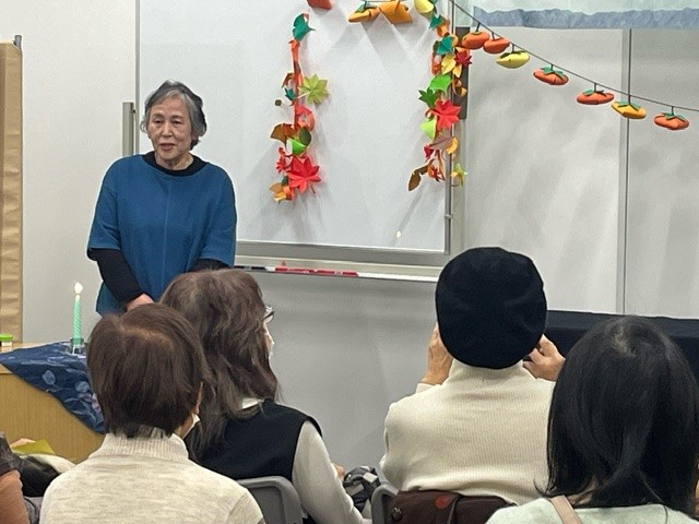 大阪市立港図書館「さざなみおはなし会」会場写真