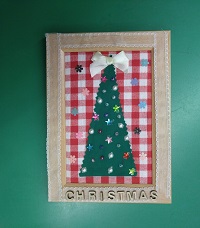クリスマスフレーム作品見本写真