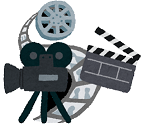 映写機のイラスト