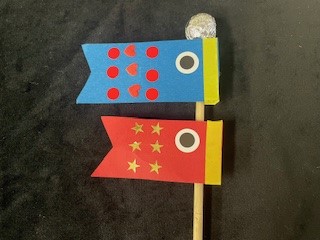 こいのぼり工作の写真