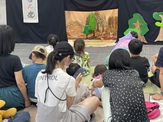 大阪市立港図書館「みんなで人形劇をたのしみましょう！」当日写真