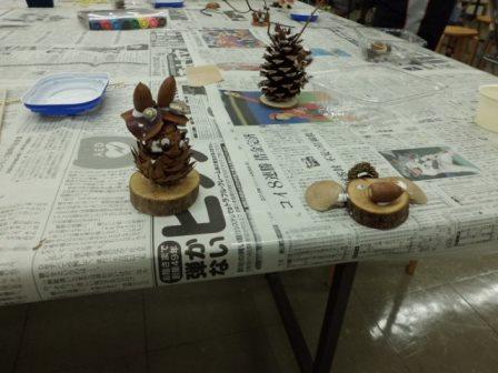 夏休み工作教室の作品