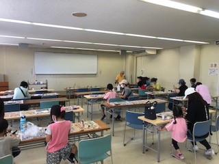 どんぐり工作教室写真