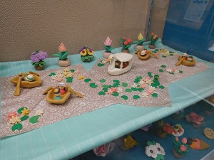 ケース展示の様子(ボートなど)