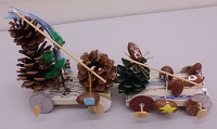 どんぐり工作教室作品