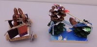 どんぐり工作教室作品
