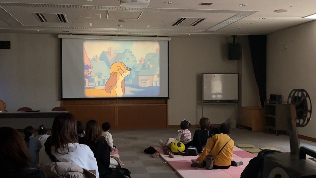 16mm映画上映中