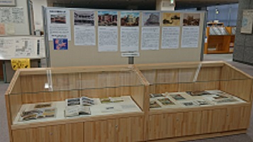 ケース展示「おおさか建築さんぽ」写真