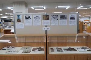 ケース展示「大阪の暮らし」の様子