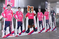 セレッソ大阪常設展選手等身大パネル