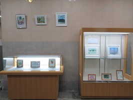 ガラスケーズの展示
