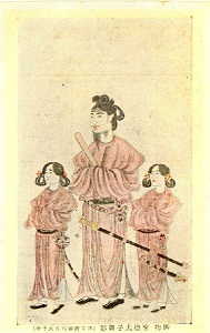 御物 聖徳太子御影(伝百済国阿佐太子筆)