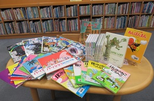 ふるさと寄附金で購入した児童書の写真