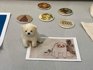 「もふもふ選手権」結果発表展示ケース