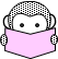 本を読んでいる子ザルのイラスト