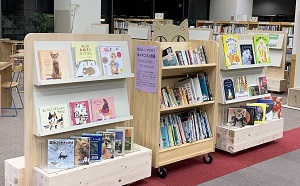 展示書架の写真