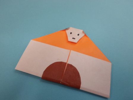 おりがみ教室作品 いぬのおうち おりがみ教室作品 いぬのおうち