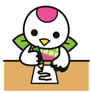 鶴見区マスコットキャラクターつるりっぷのイラスト