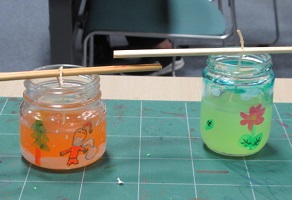 油が固まるまでの様子