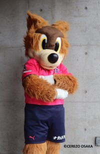 セレッソ大阪チームマスコット ロビー写真