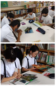 味見読書の様子1