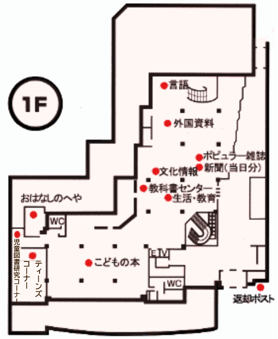 1Fフロア案内図