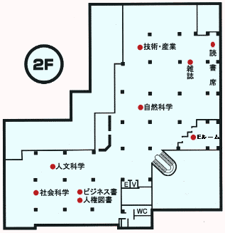 2Fフロア案内地図