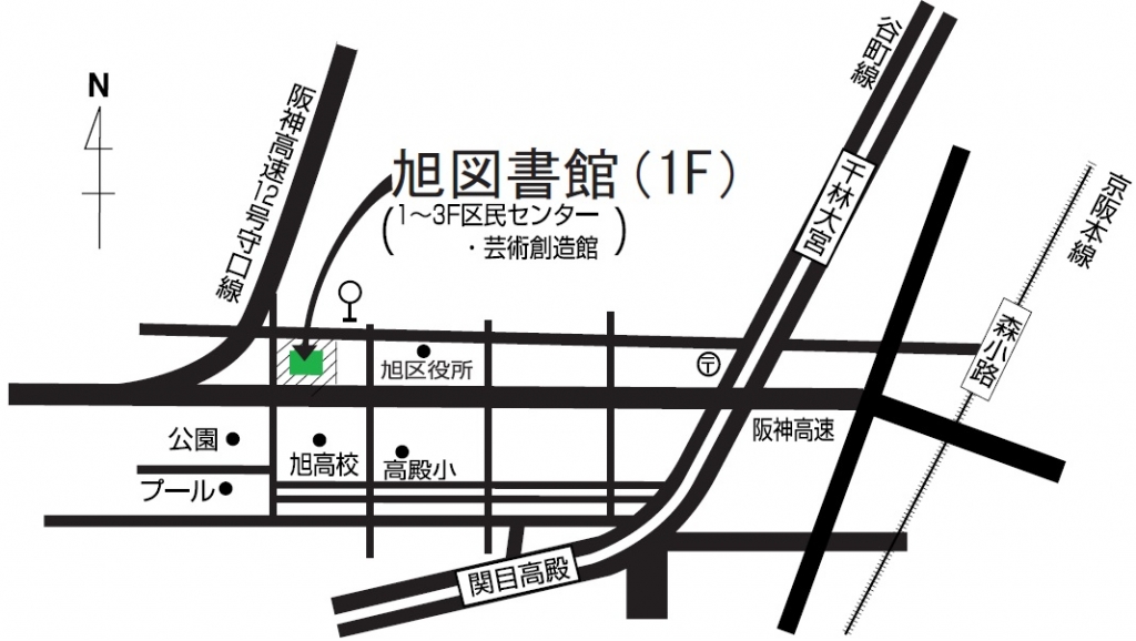 旭図書館地図