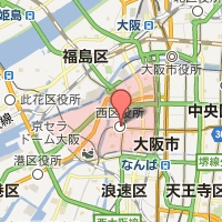 西区の範囲が赤く示された西区役所周辺の地図